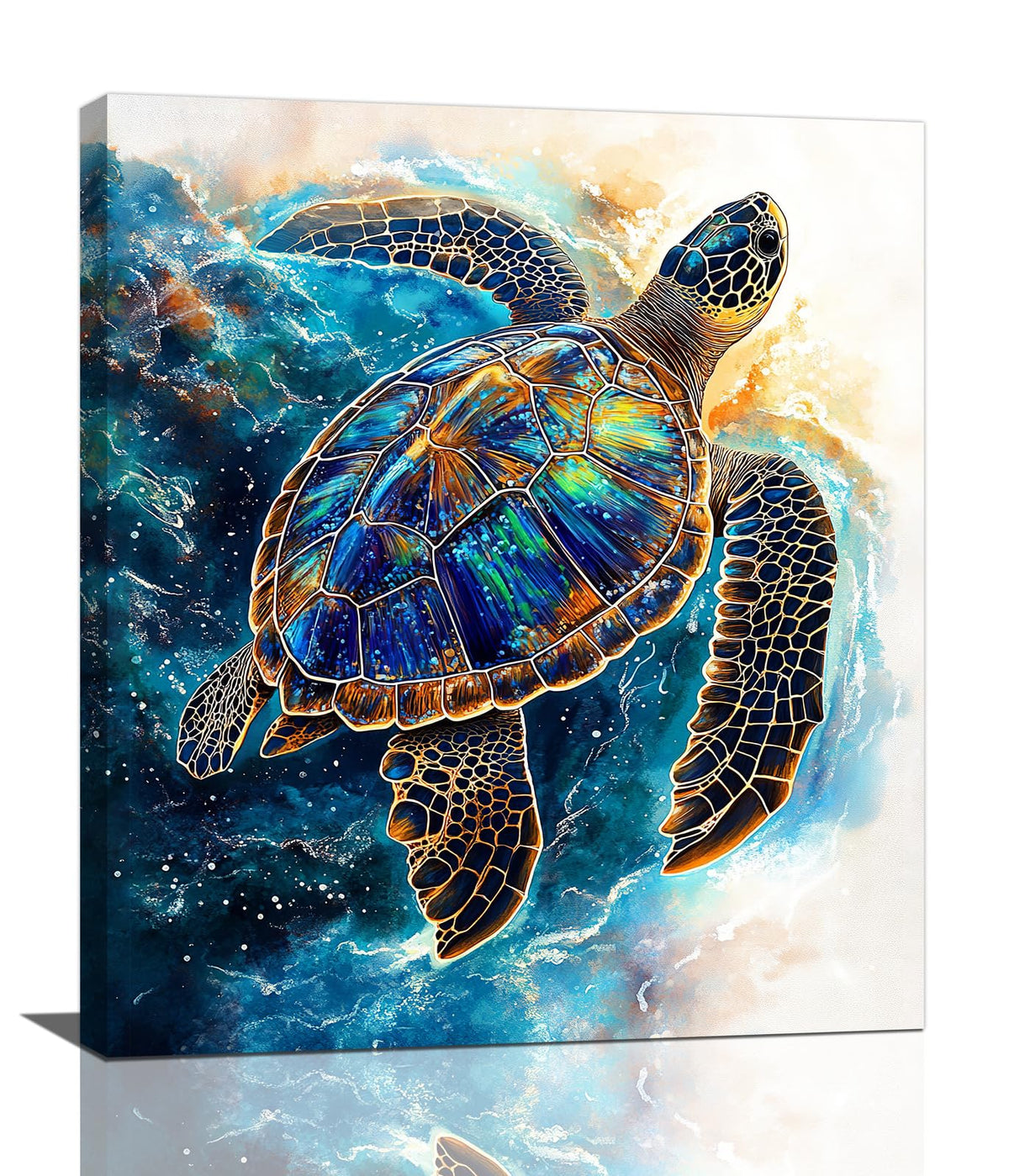 Sea Turtle Wall Art (Turtle / 20L" x 24W")