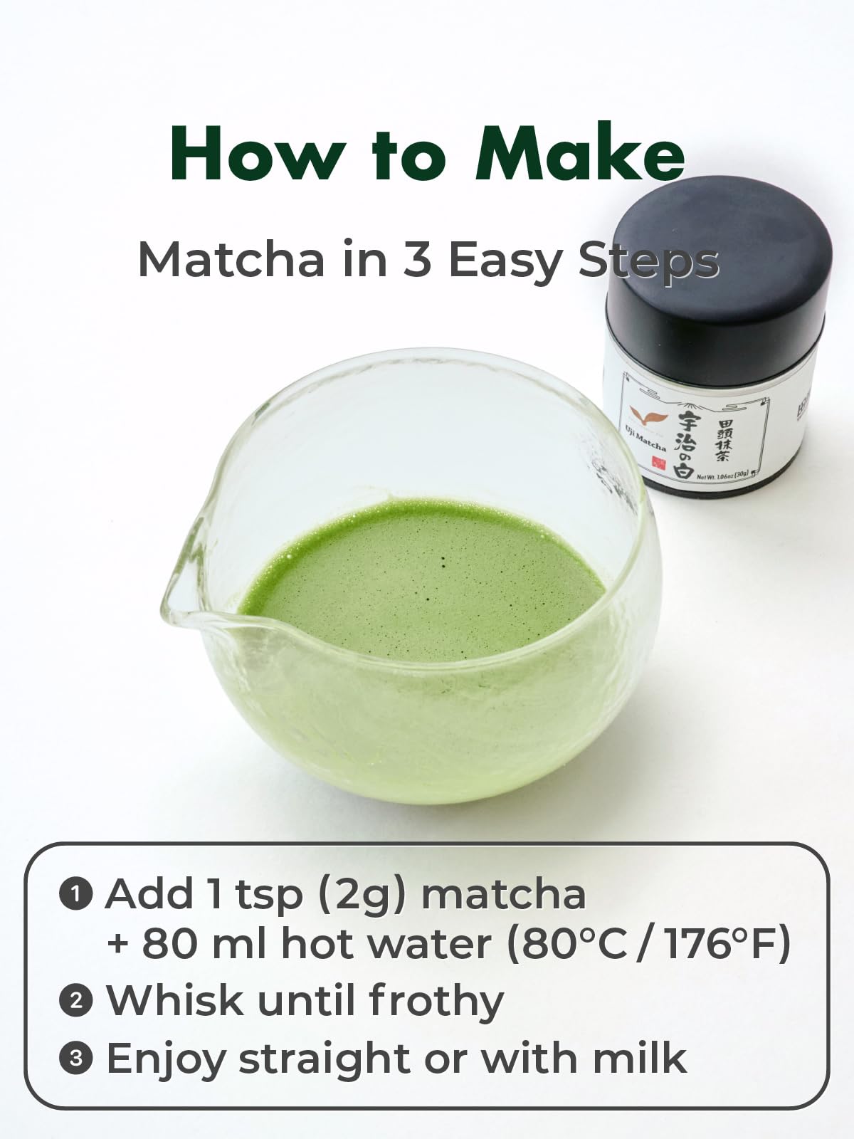 Uji no Shiro" Uji Matcha Green Tea Powder