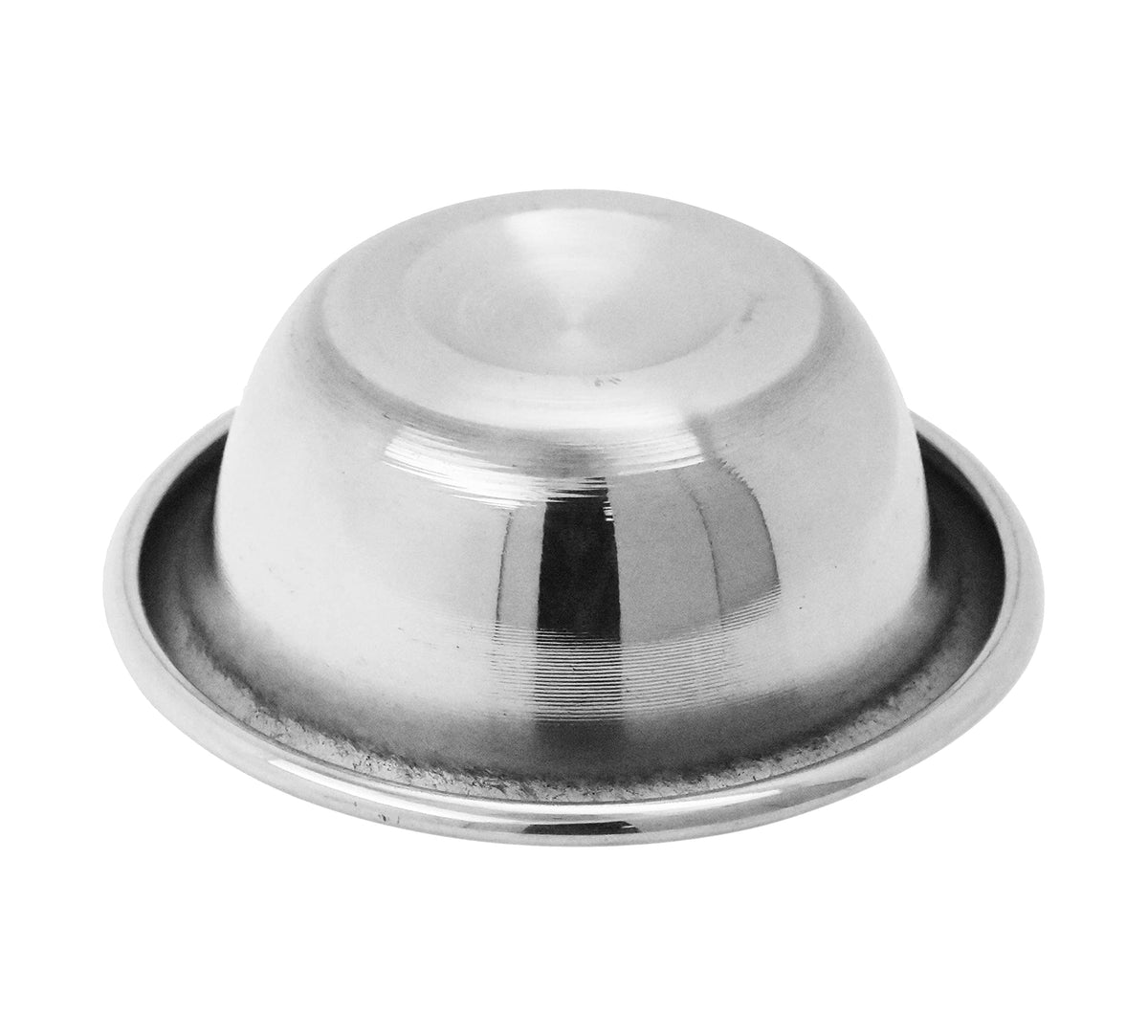 3.5 Inches Silver Tone Set of 7 Tibetan Water Offering Bowls (Silver Tone / 3.5 Inches)