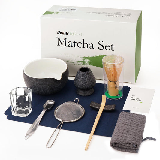 10 Pcs Matcha Whisk Set (10-PC Charcoal Grey)