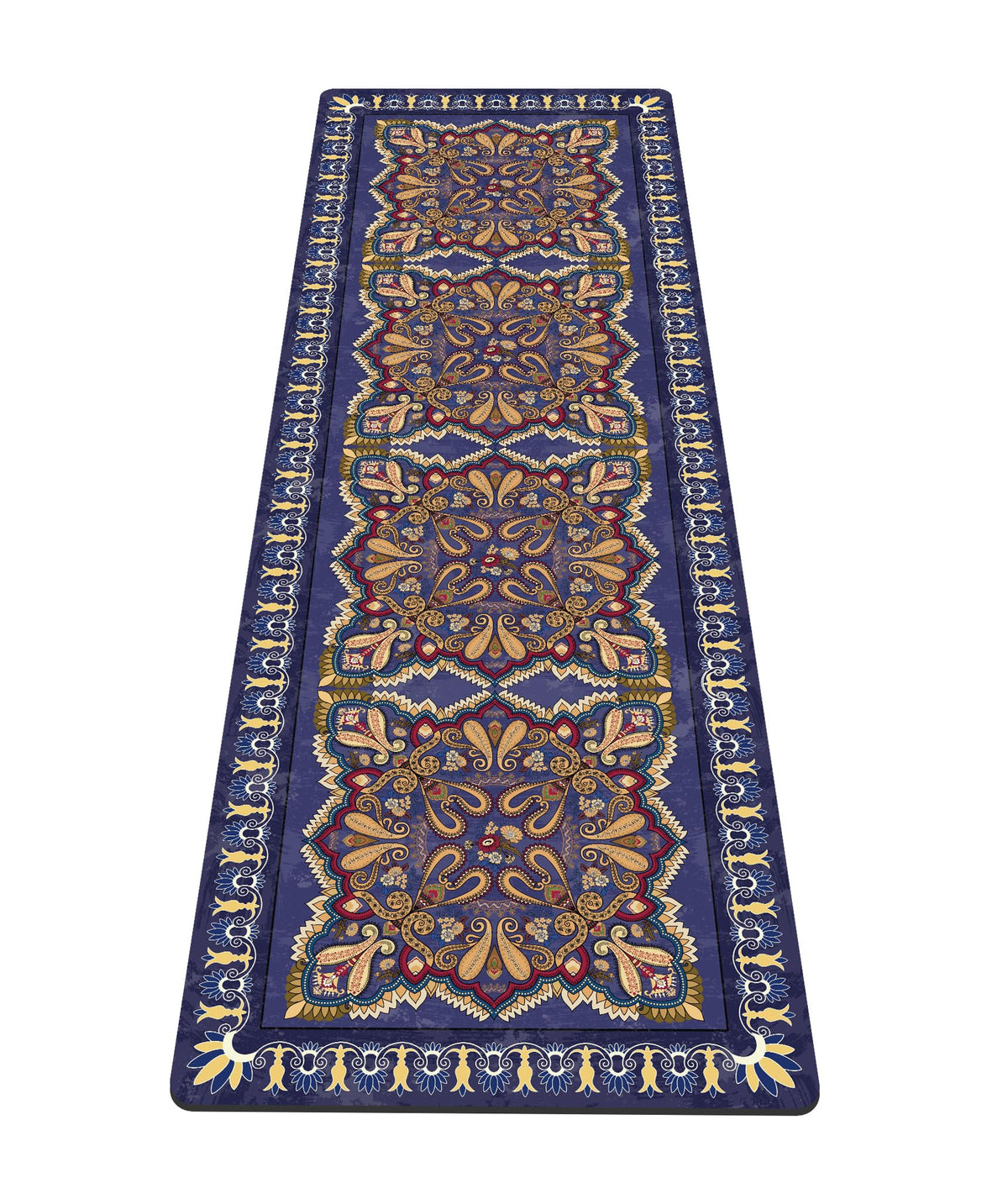 Yoga Mat Print Extra Thick TPE Non Slip Fitness Exercise Mat with Carrying Bag (OSDT1)