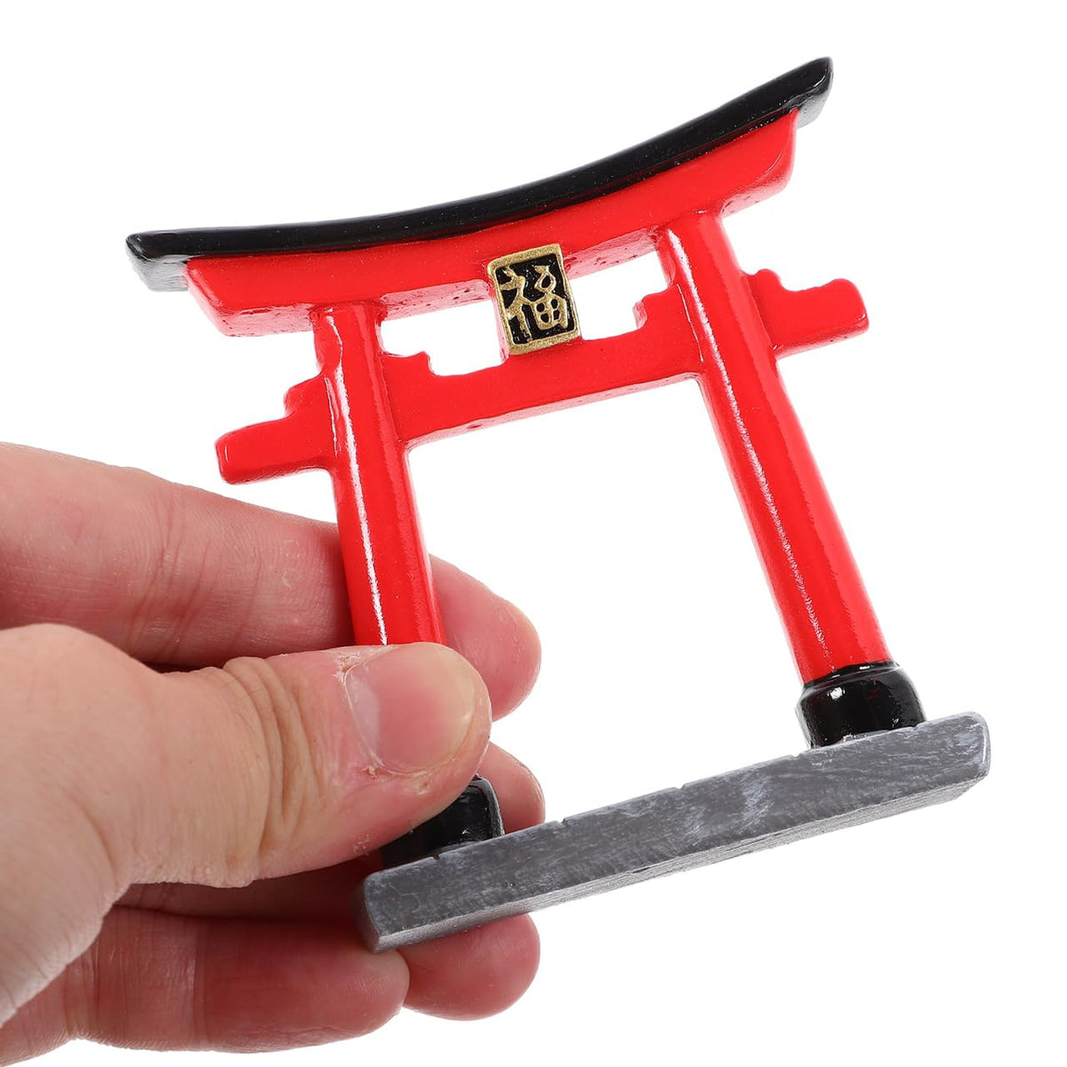 Japanese Torii Sculpture Aquarium Decor (11X9.5X2.5cm)