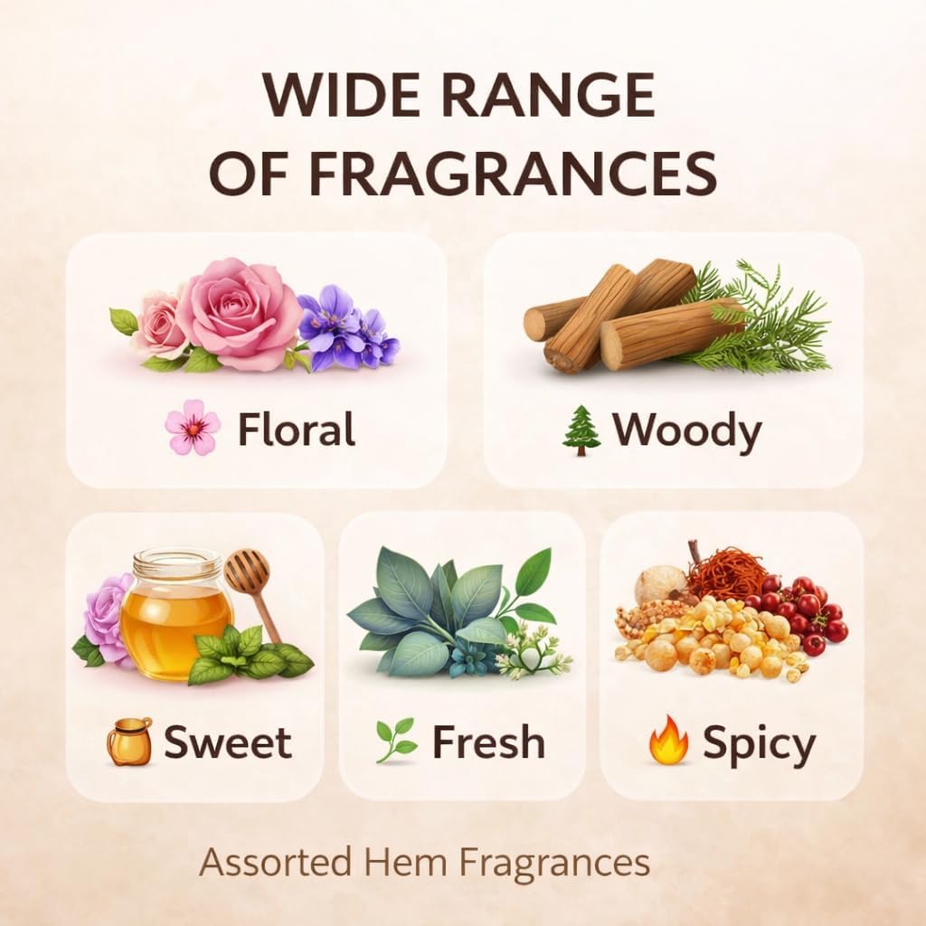 Hem Incense Sticks Variety Pack