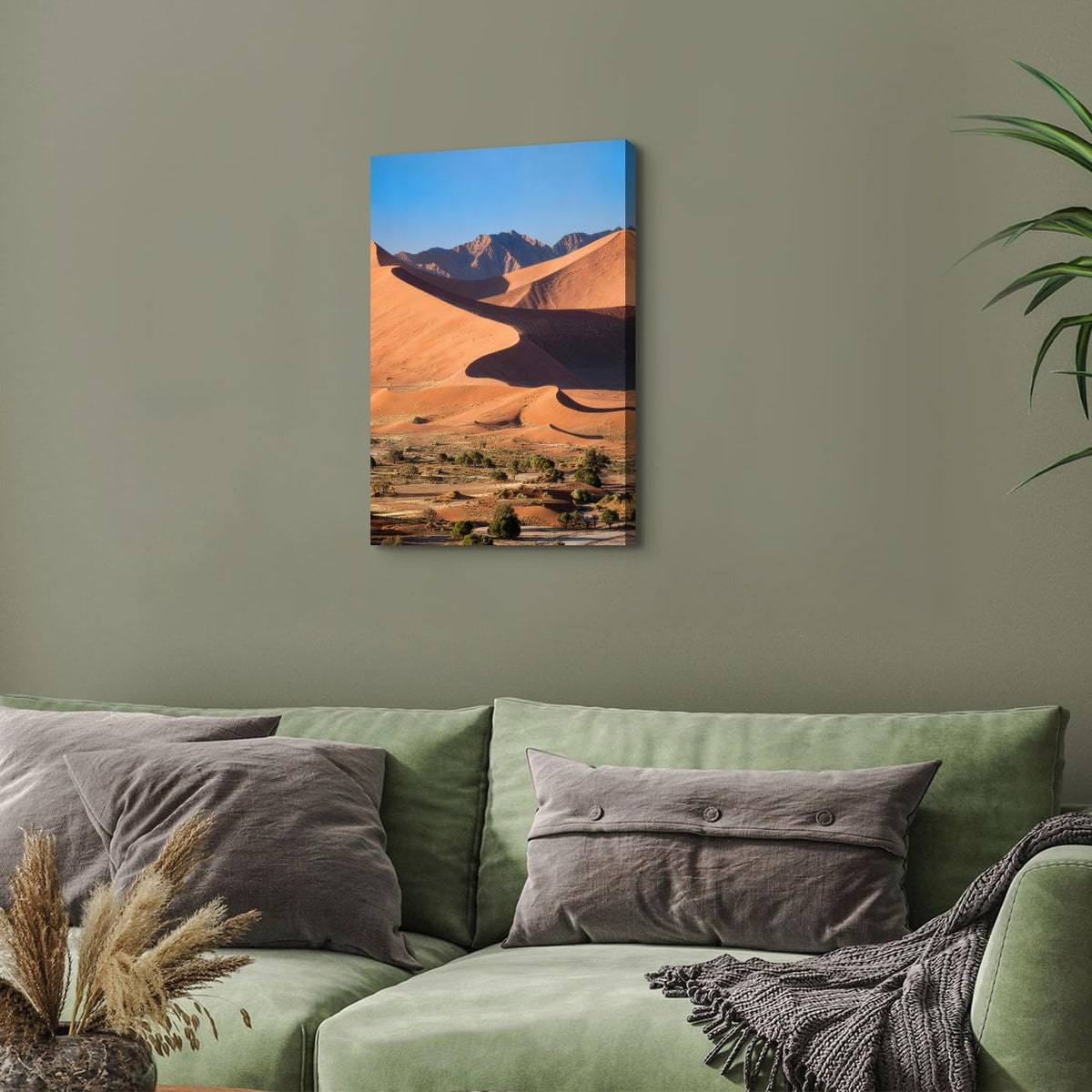 Nature Landscape Wall Art Great Sand Dunes National Park Pictures Dune Spread Scenery Canvas Prints Western Country Painting Poster Southwest Farmhouse Canvas Artwork for Home Decorations 16x24" (24"L x 16"W / Great Sand Dunes)