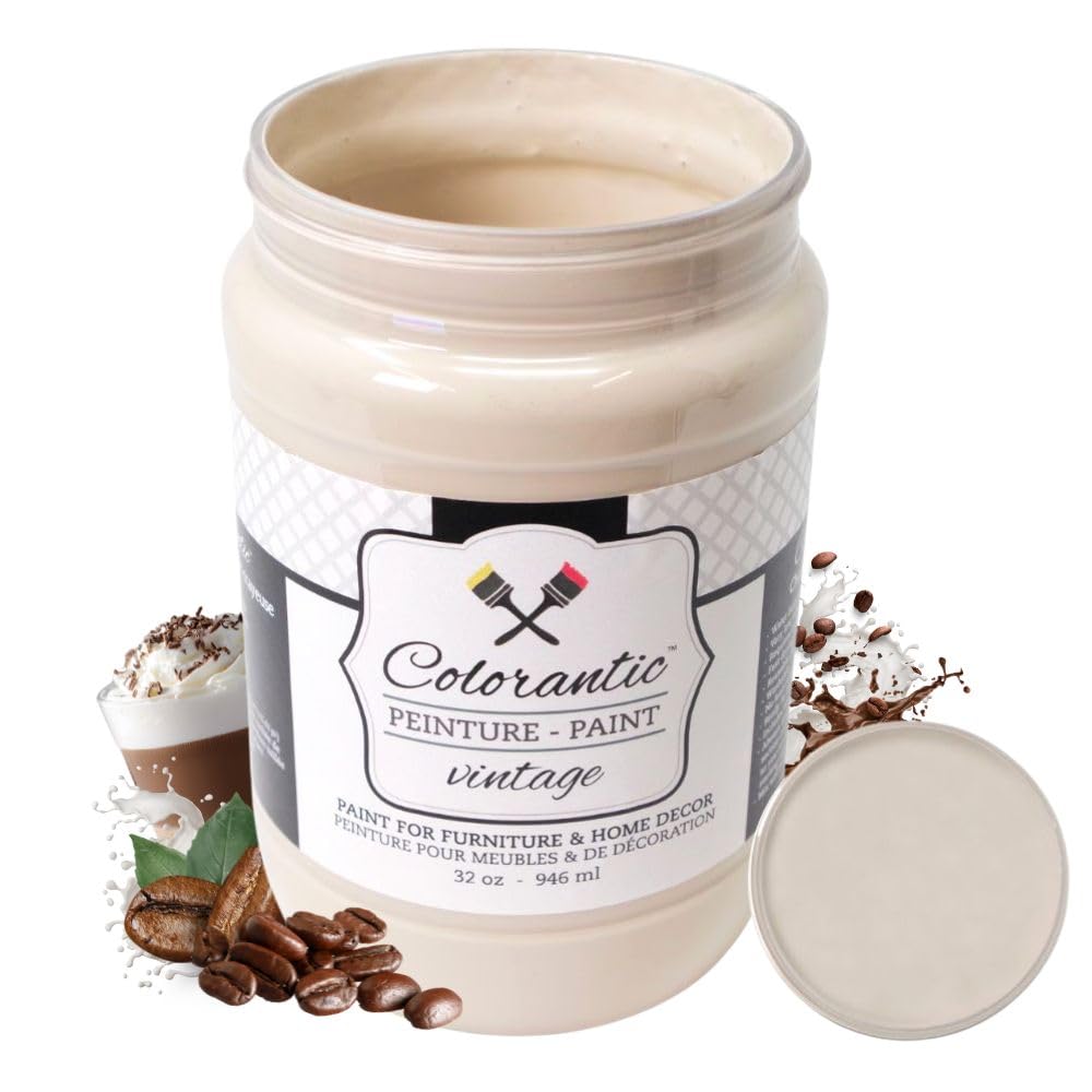 CAPPUCCINO Chalk Paint for Furniture DIY (Cappuccino / 32 Fl Oz (Pack of 1))