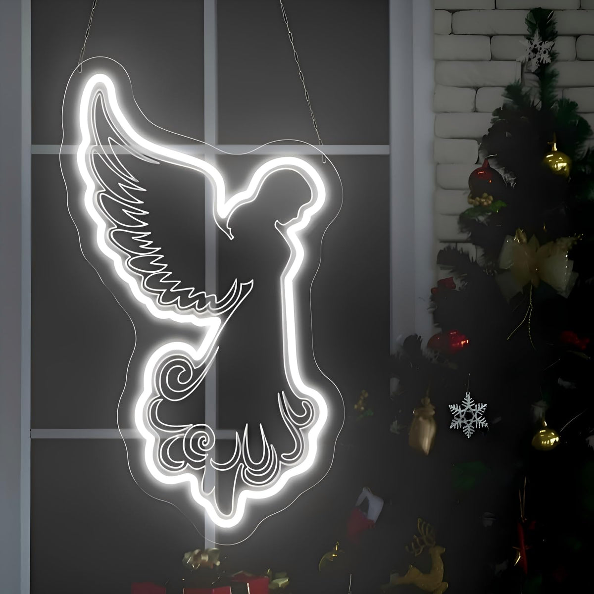 Kneeling Angels Neon Sign (Z-Kneeling Angel)