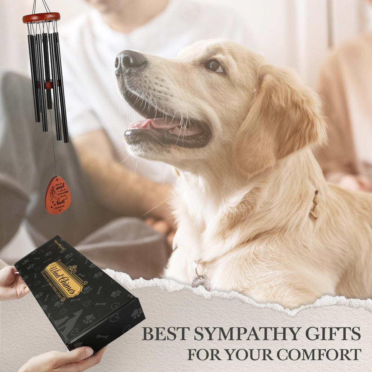 Pet Memorial Gifts for Dogs (Black-25.5 in)