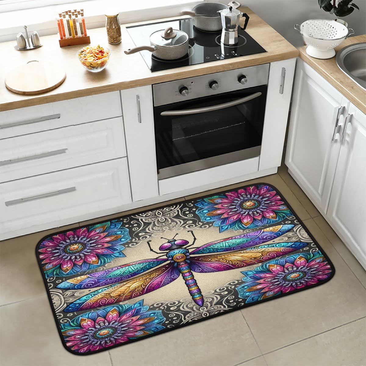 Dragonfly Kitchen Rugs Kitchen Mats Non Slip Floor Mat (Color 11)