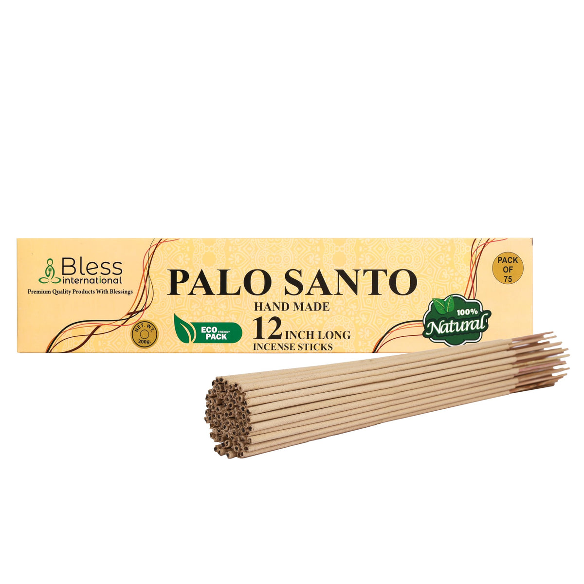 Bless International (Palo Santo / 75 Sticks (7 OZ) X 2)