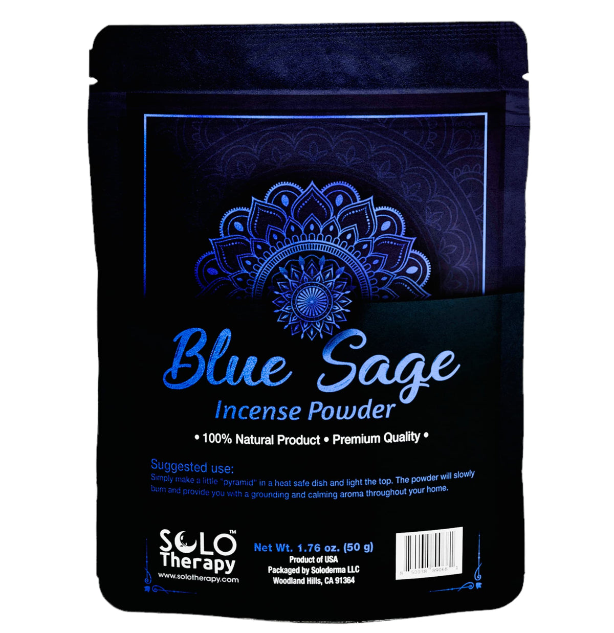 Blue Sage Incense Powder 50 Grams (Blue Sage Incense Powder)