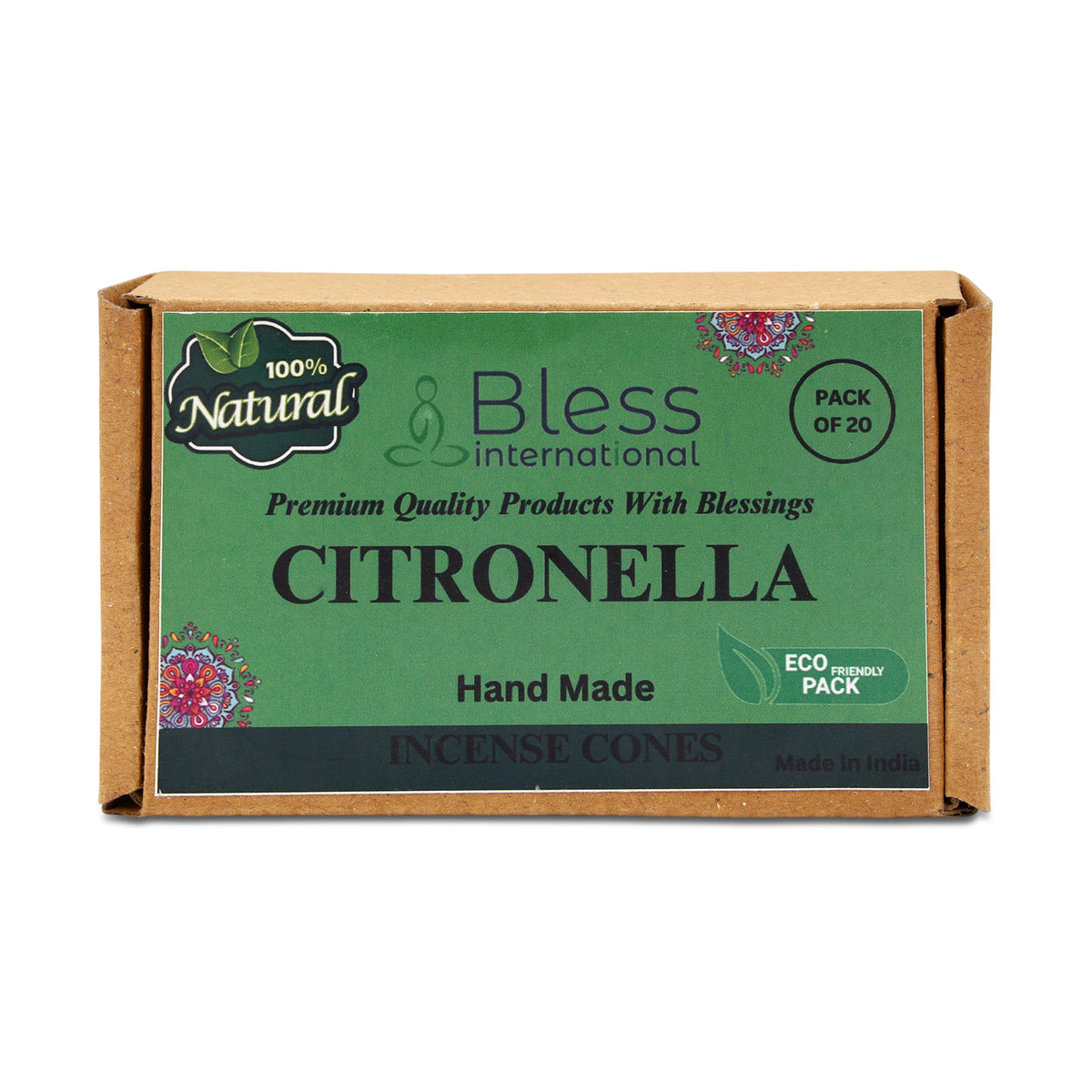 Citronella 100% (Citronella / Pack Of 20 Cones)