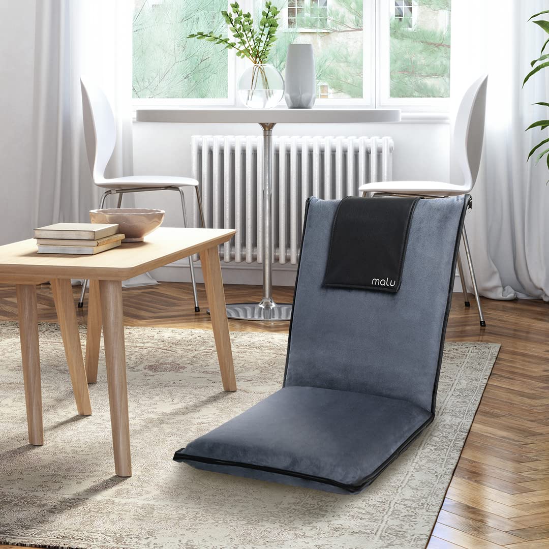 Floor Chair Padded w (Black / X-Large)