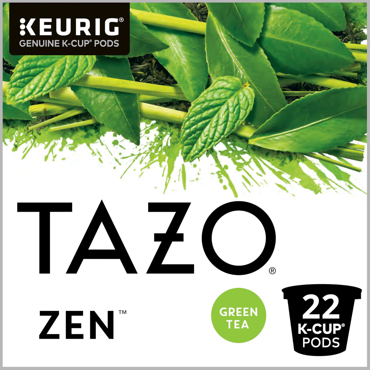 Tea Bag KCUP Zen (22 Count (Pack of 4))