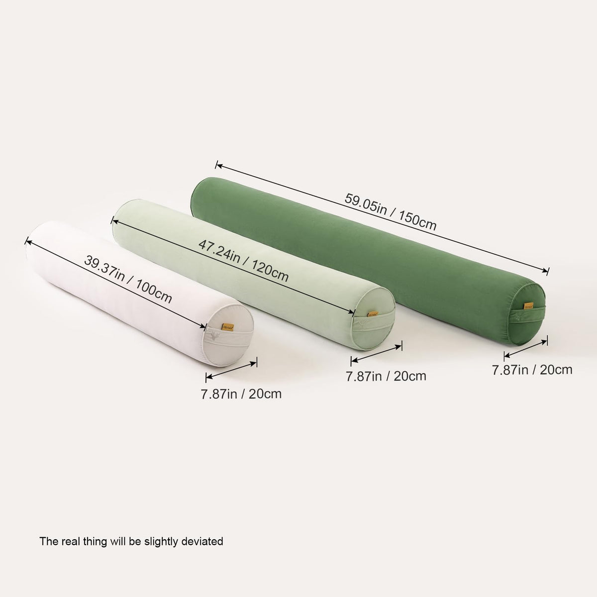 Body Pillow for Adults (Olive Green / 47.24"*7.87")