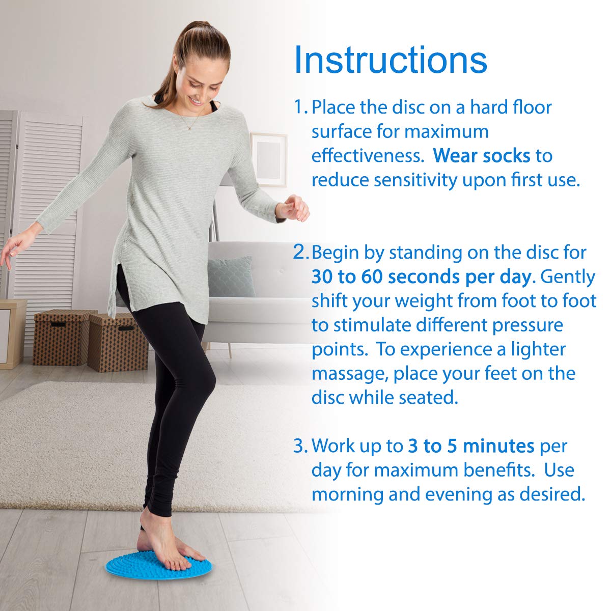 Foot Massager Mat (Blue)