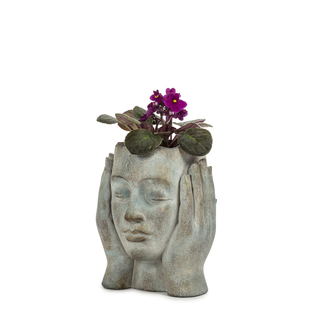Head in Hands Planter (Large (9 Inch))