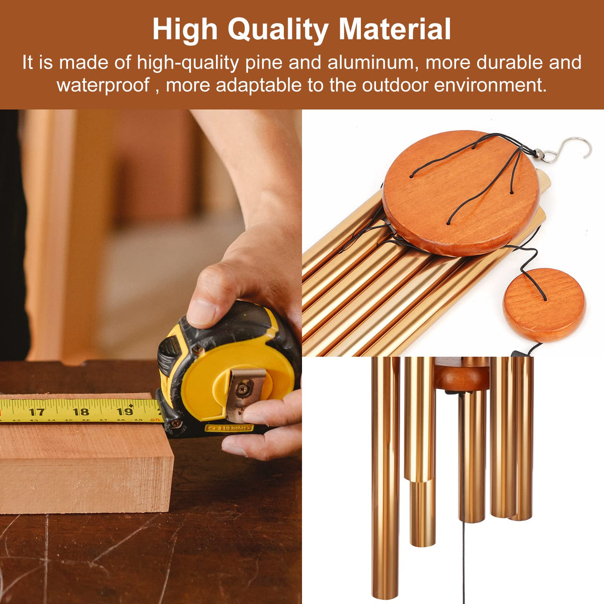 Wind Chimes for Outside (30")