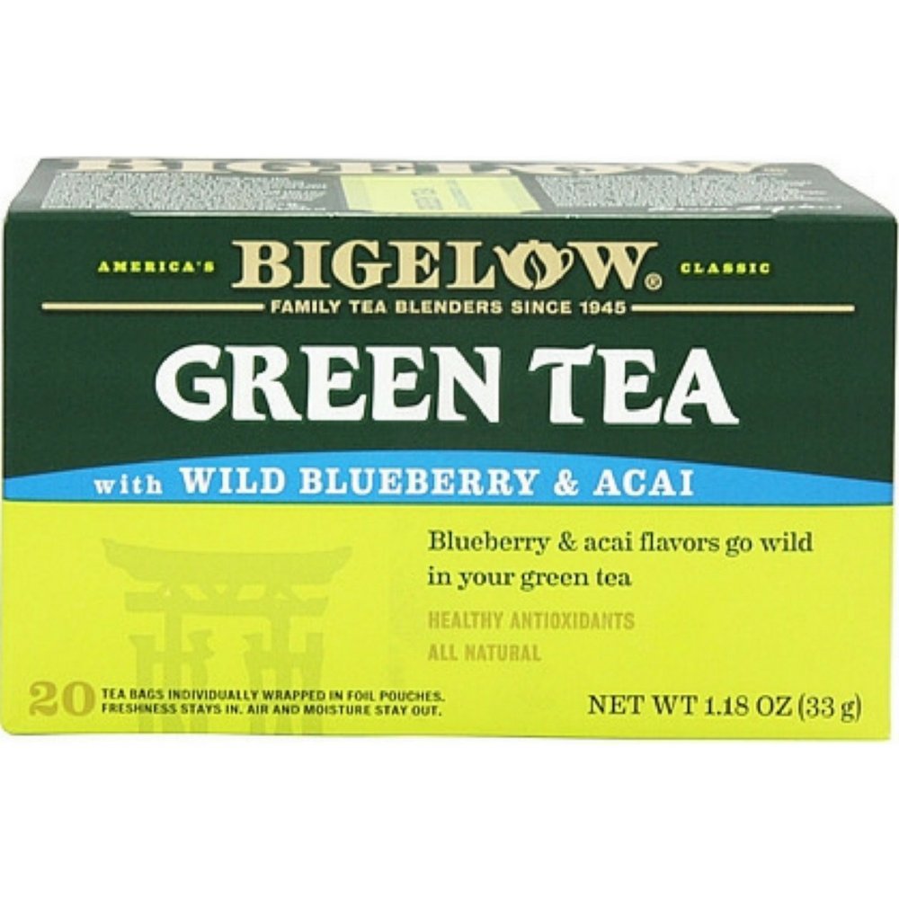 Green Tea with Blueberry (20 Count (Pack of 6))