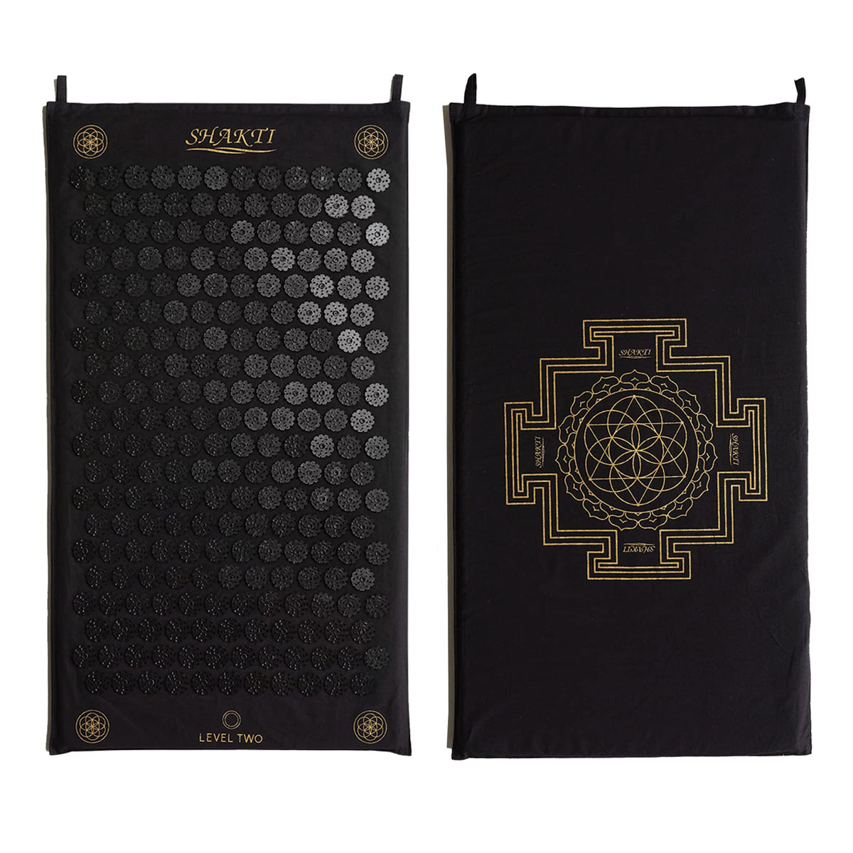 Acupressure Mat for Tension Release (Level 2 / Black)
