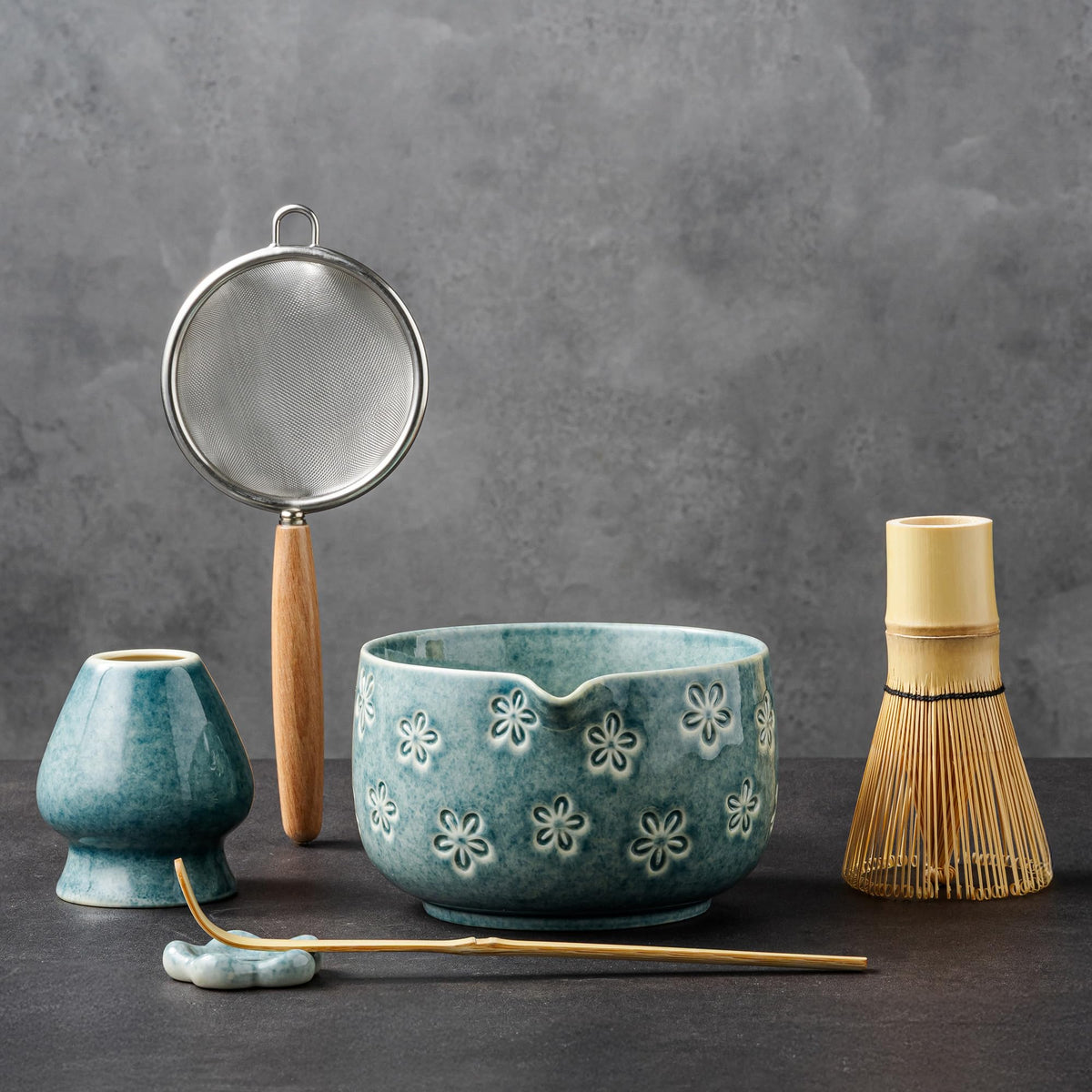 Matcha Whisk Set (Blue)