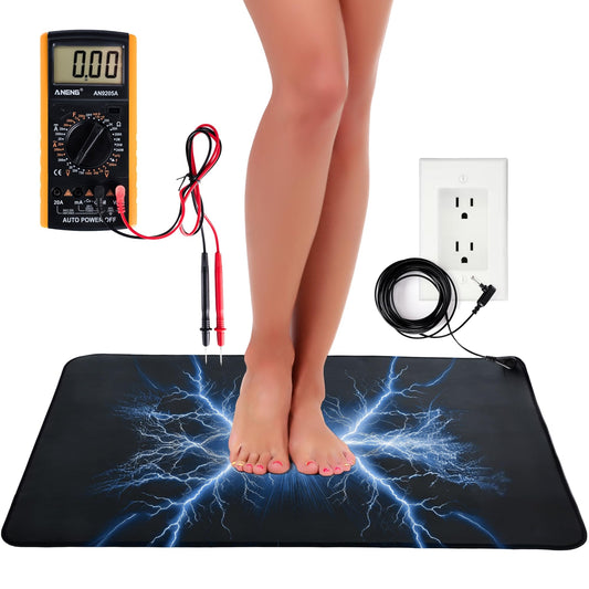 Grounding Mat for Feet (24"x16" (Mat with Multimeter))