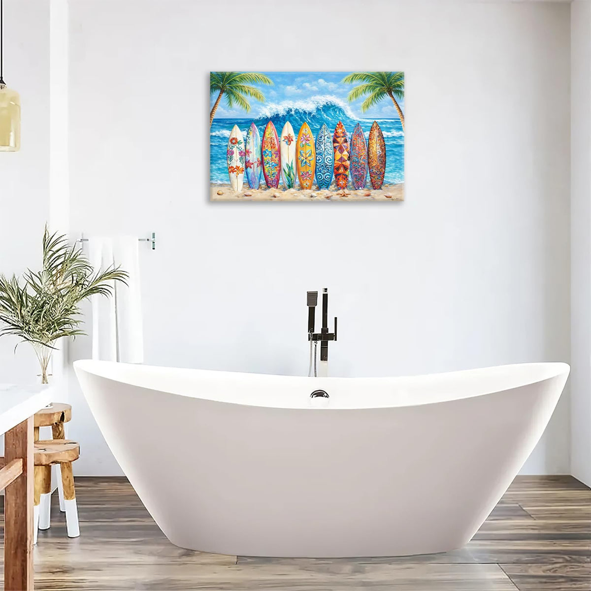 Beach Wall Art (Surfboard / 24L" x 16W")