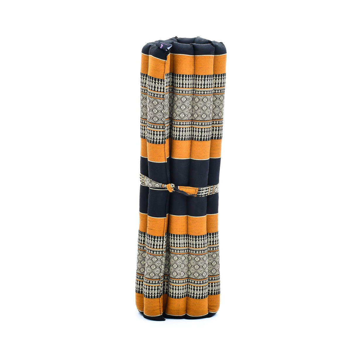 Zabuton Meditation Mat 28 x 28 inches (Sf03 - Black, Orange)