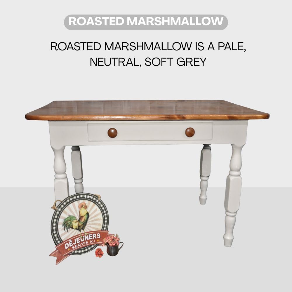 ROASTED MARSHMALLOW Chalk Paint for Furniture DIY (Roasted Marshmallow / 128 Fl Oz (Pack of 1))