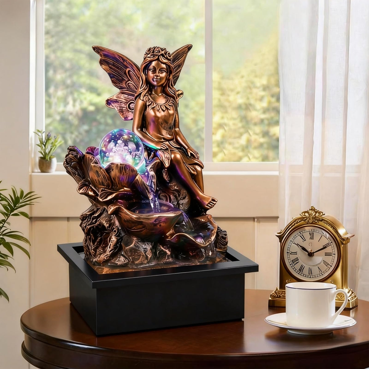 Water Fountain for Indoor Tabletop (fairy statue)