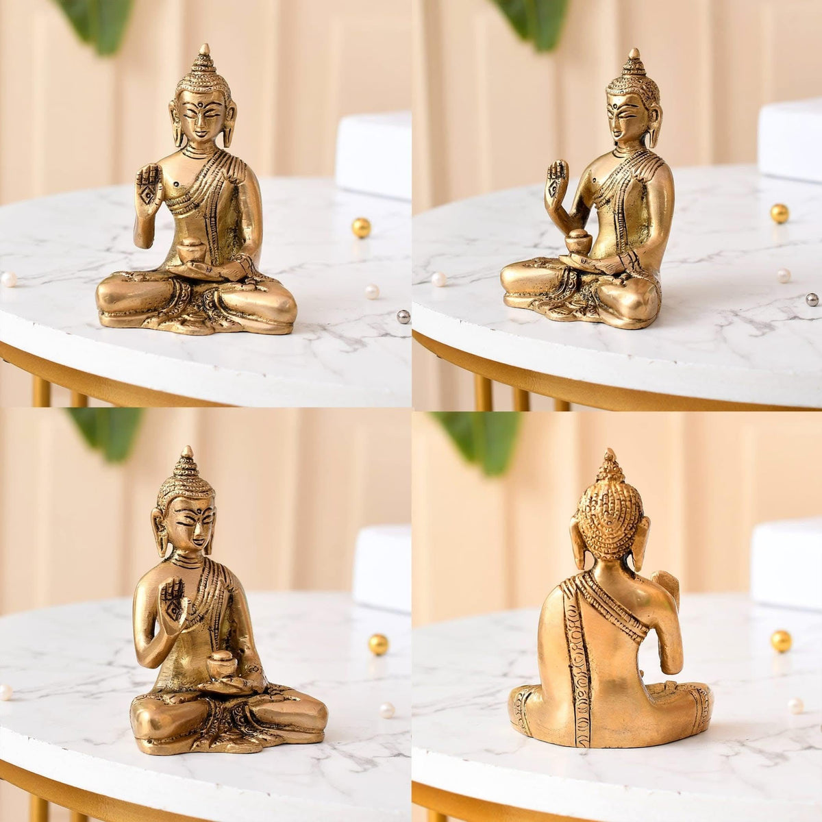 Brass Buddha Statue (Standard Size)