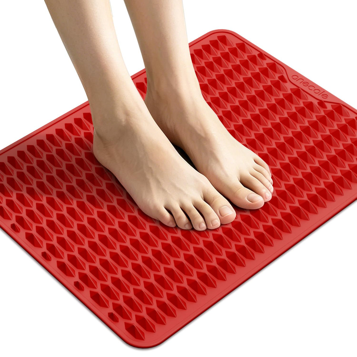 Acupressure Mat for Foot Massage (Red)