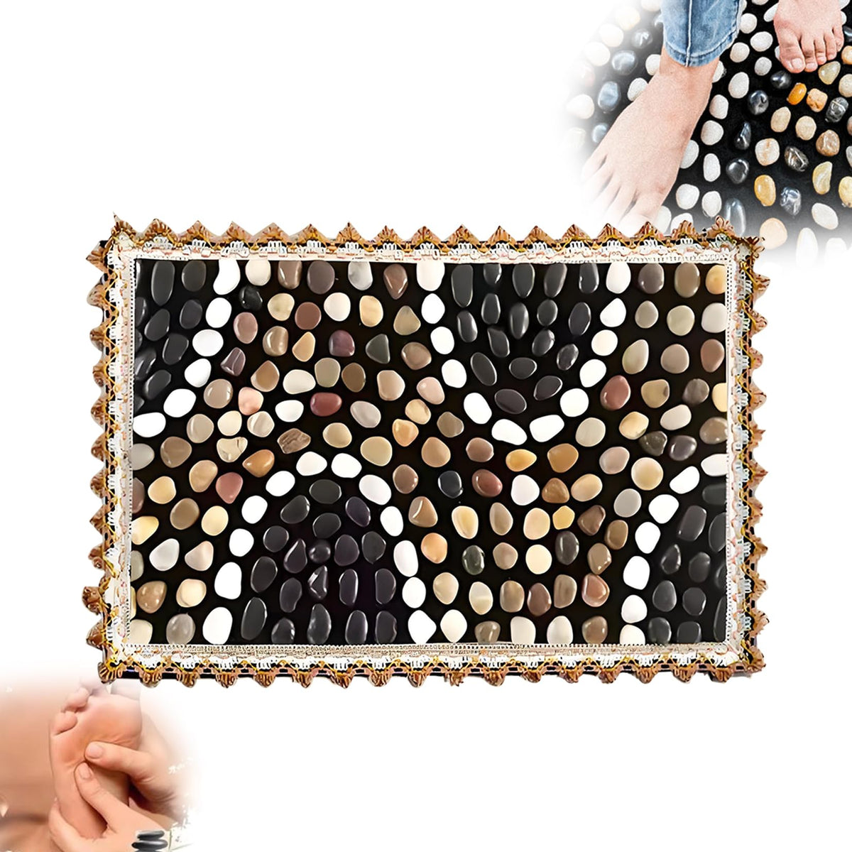 Acupressure Mat for Feet (Pebble-boulevard)