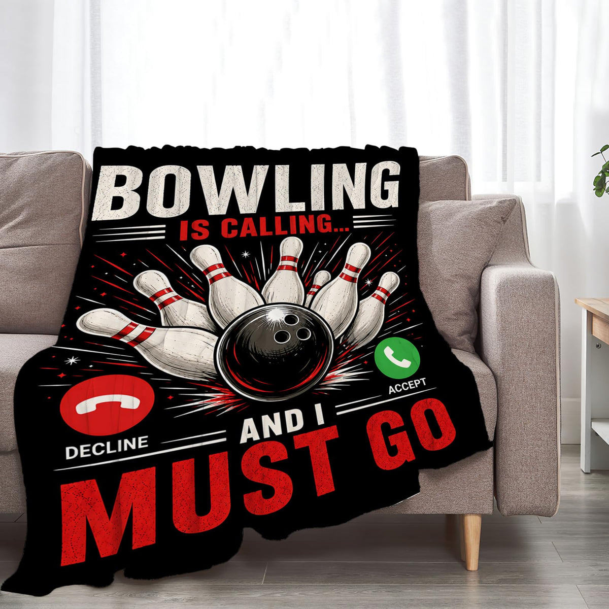 Bowling Blanket (60"x80" / Bowling)