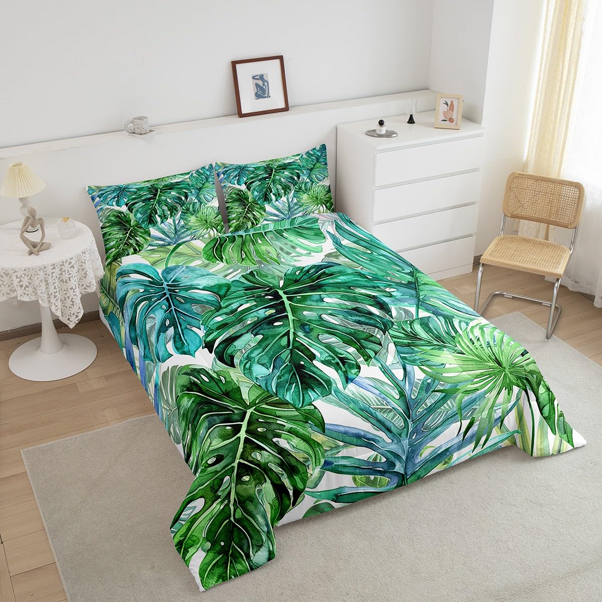 Palm Leaf Comforter Set Full Size Bedding Set for Kids (Multi 29 / Full)