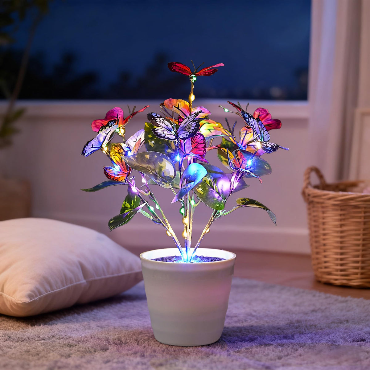 Colorful Butterfly Lamp Decor Gifts for Women Mom Her Daughter Girl Friend (Butterfly)