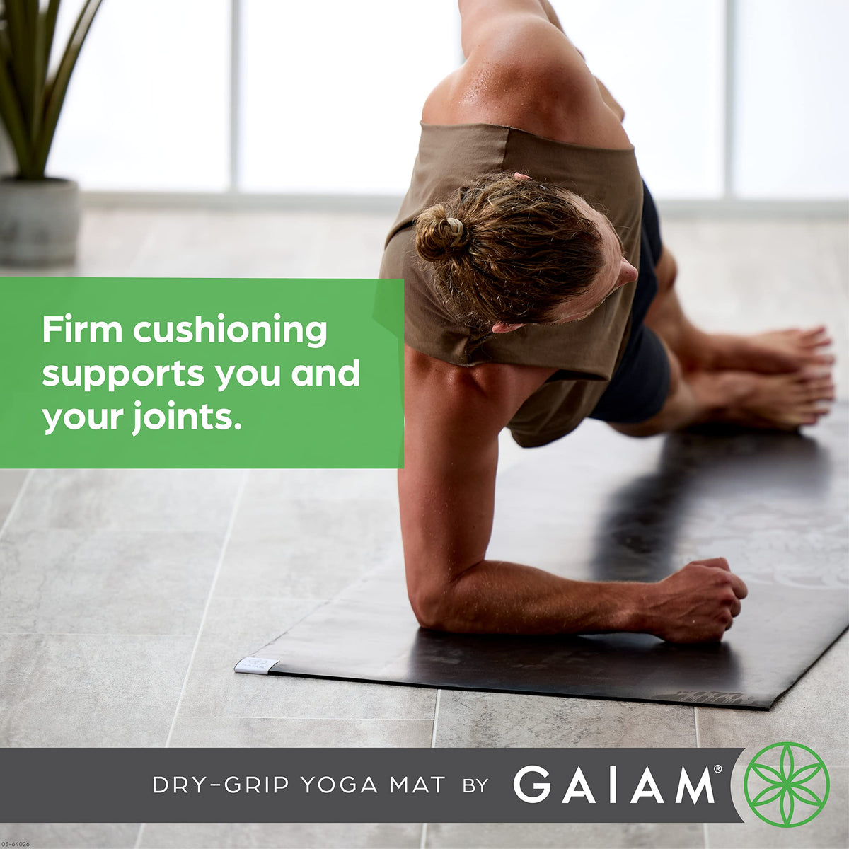 Dry Grip Yoga Mat (Marbled (Standard))