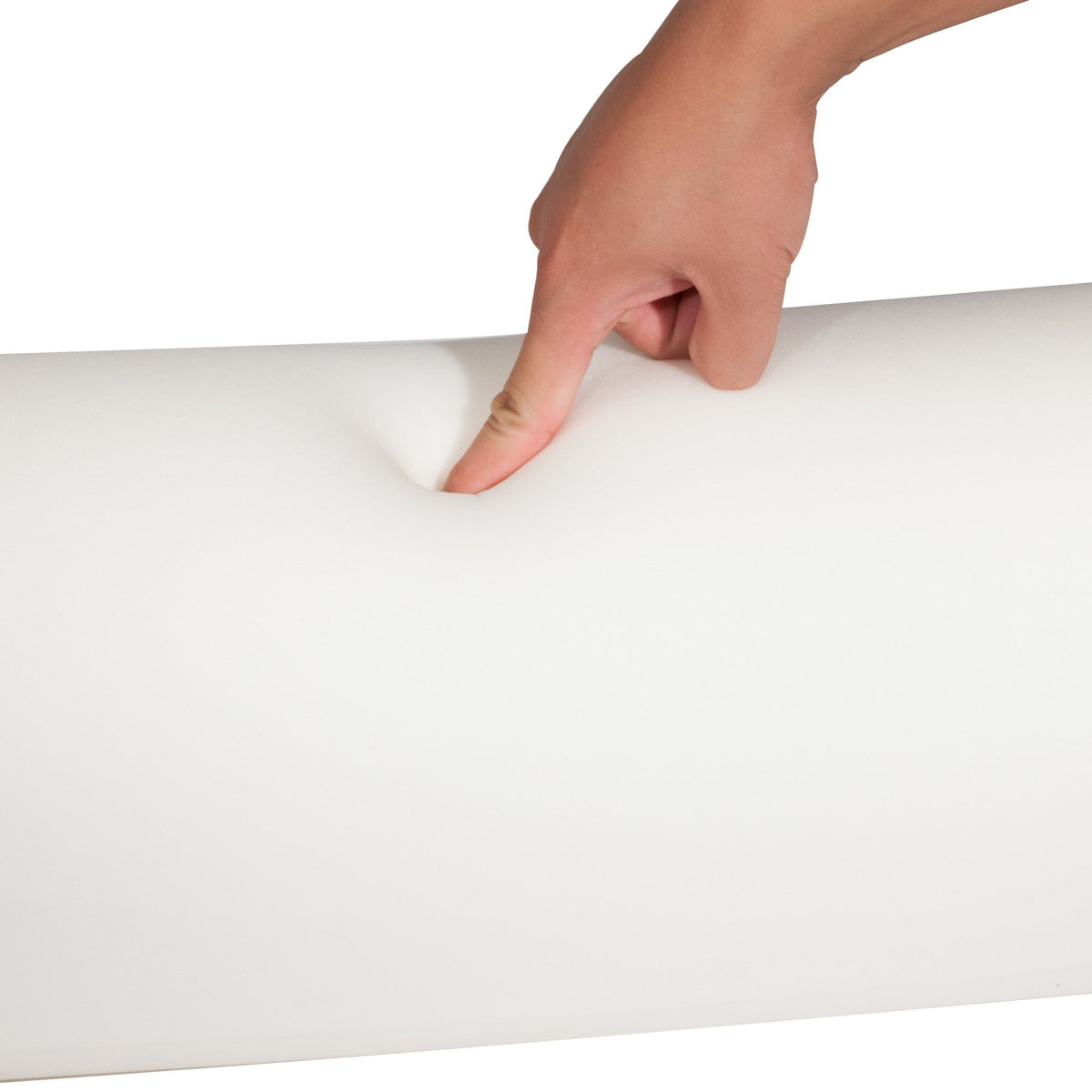 Master Massage 6"x26" Large Half Round Bolster Pillow (Beige)