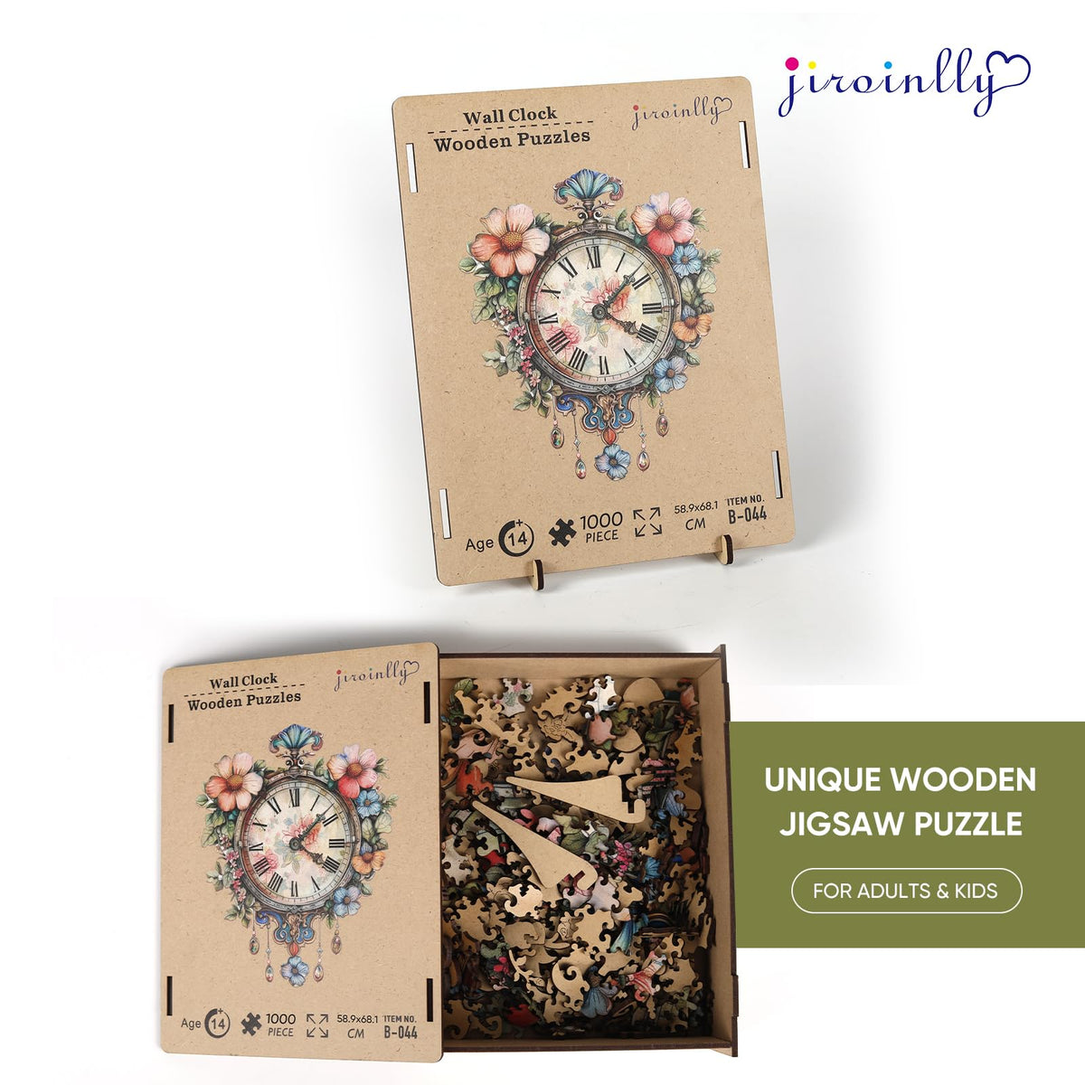 Wooden Puzzles for Adults (200Pcs / Wall Clock)