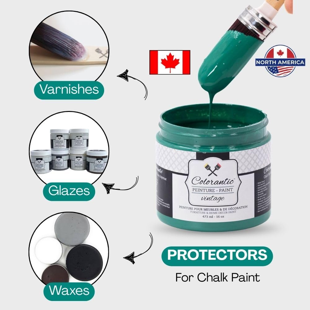 EMERALD Chalk Paint for Furniture DIY (Emerald / 128 Fl Oz (Pack of 1))