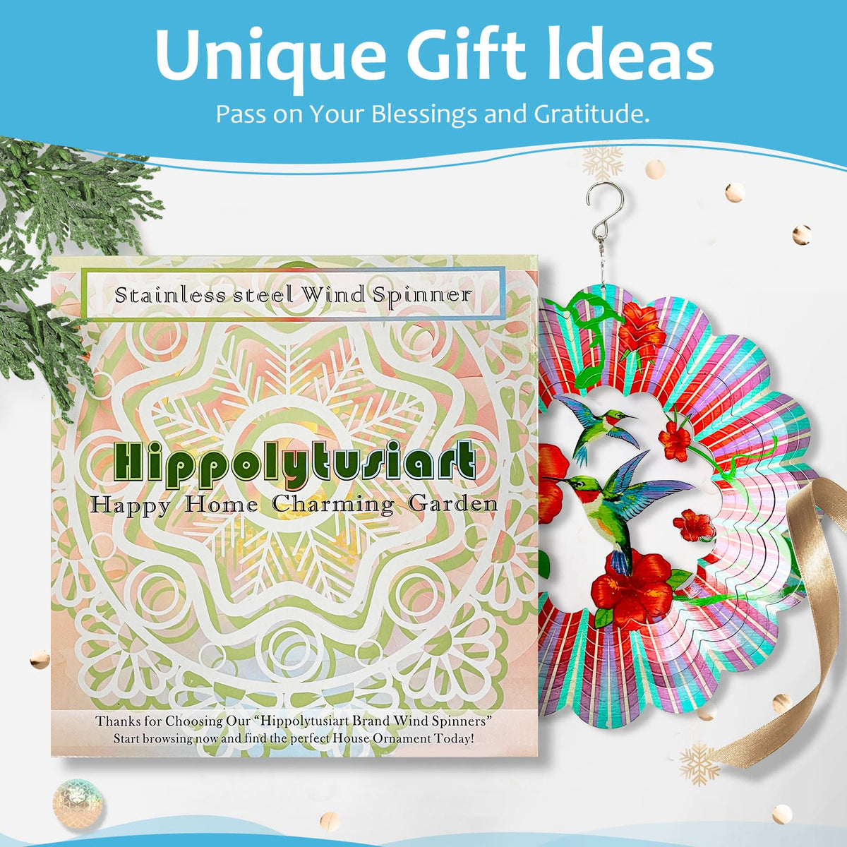 Hummingbird Wind Spinner (009-5hummingbird)