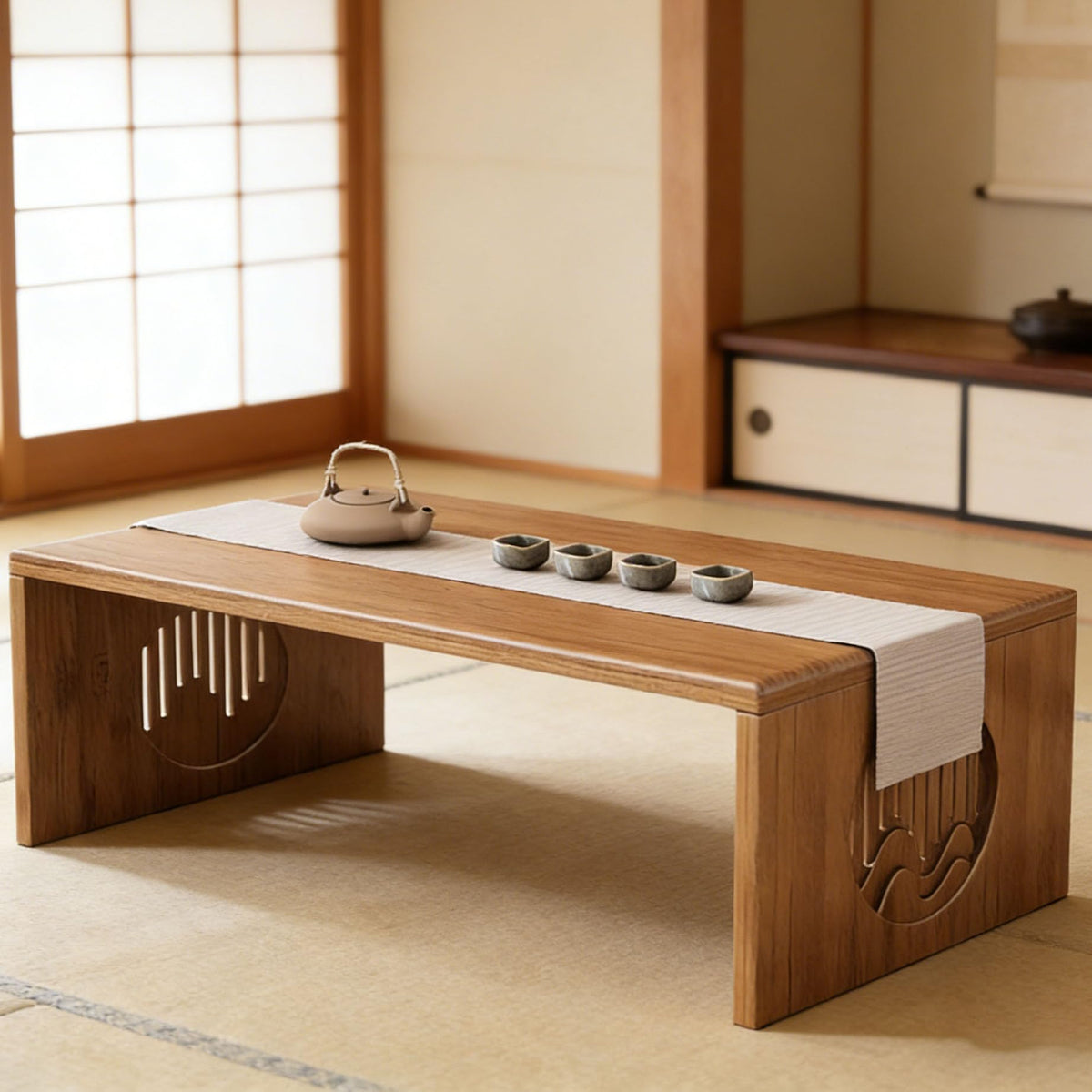 Japanese Folding Coffee Table Japanese Floor Table (A-39.4*14.5)