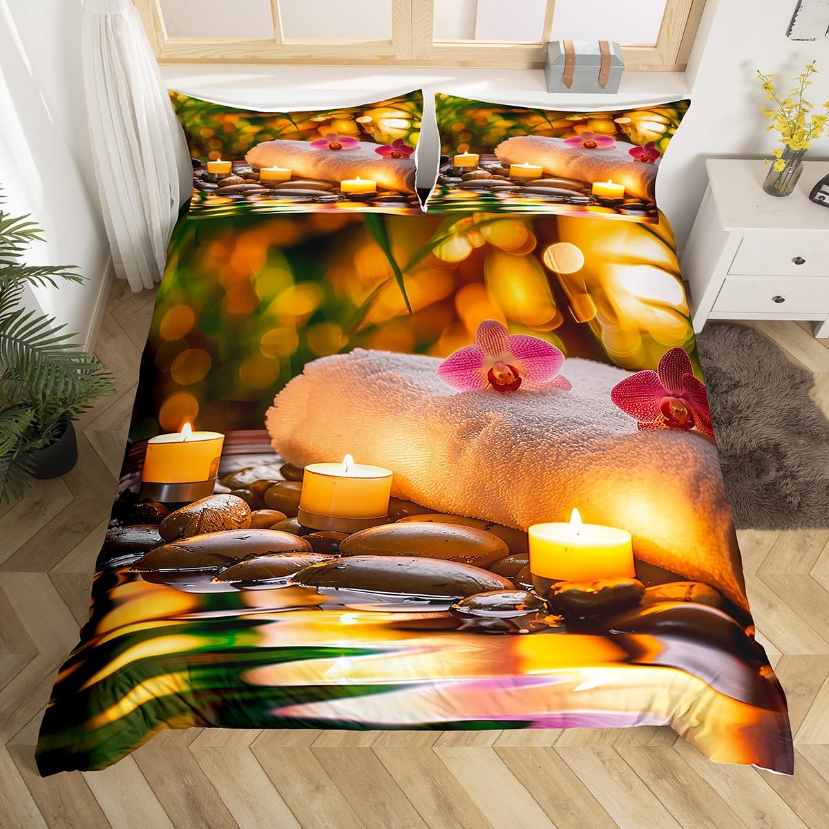 Zen Spa Duvet Cover for Boys (Cyj12009tj / Full 80"x90")