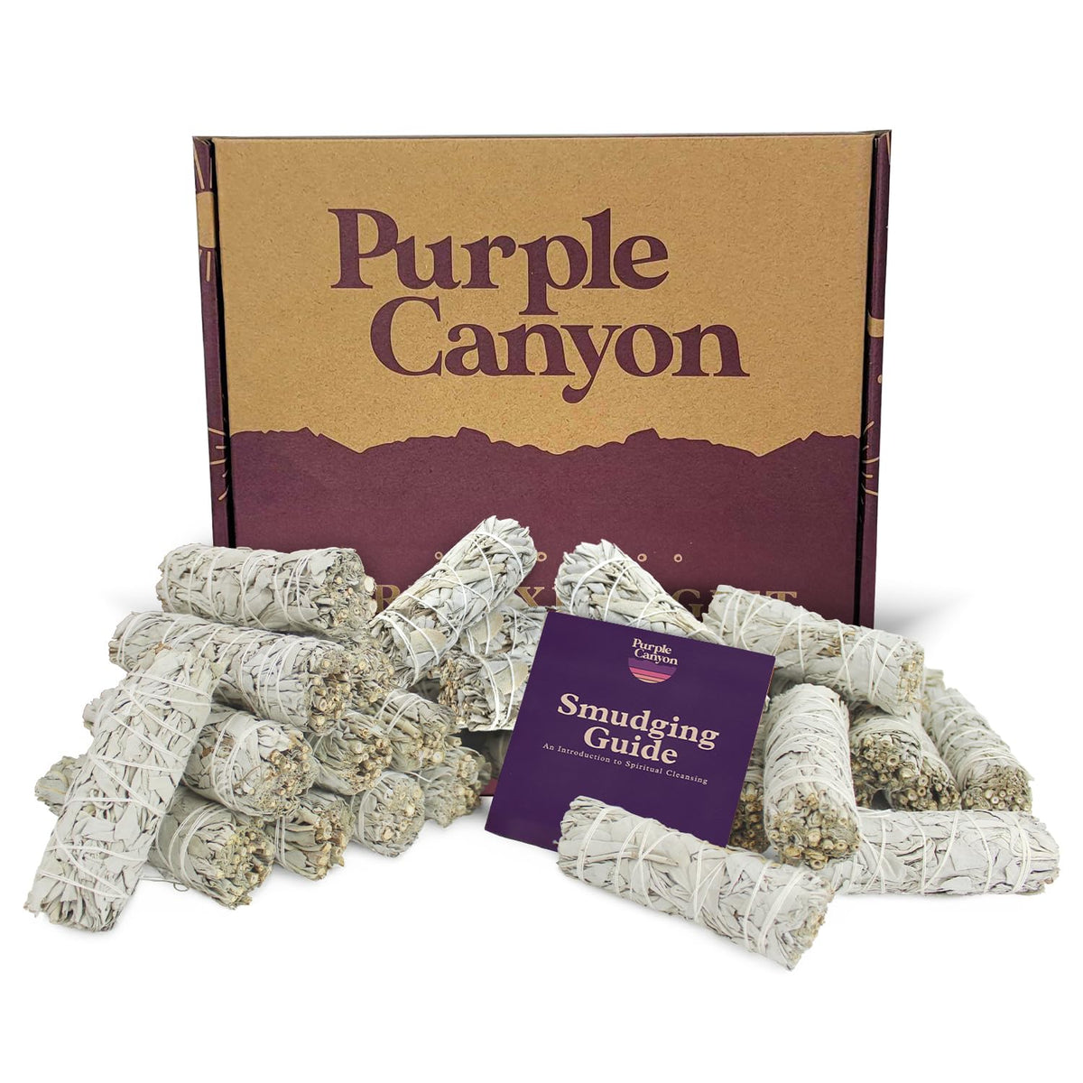 Gift Box of White Sage Smudge Sticks (36 Pack)