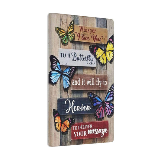 1 Gang Light Switch Cover No Decive Blank Wall Plate Decorative for Rustic Western Wooden Inspirational Quotes Country Floral Retro Plank Butterfly Bathroom Home Living Room Bedroom Art Panel Decorate (Jumbo Size 1-Gang No Blank / Butterfly Wood House)