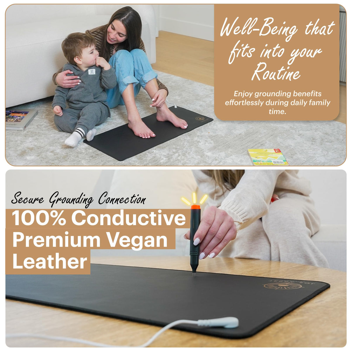 Terra Grounding Mat for Yoga (29x12.5in)