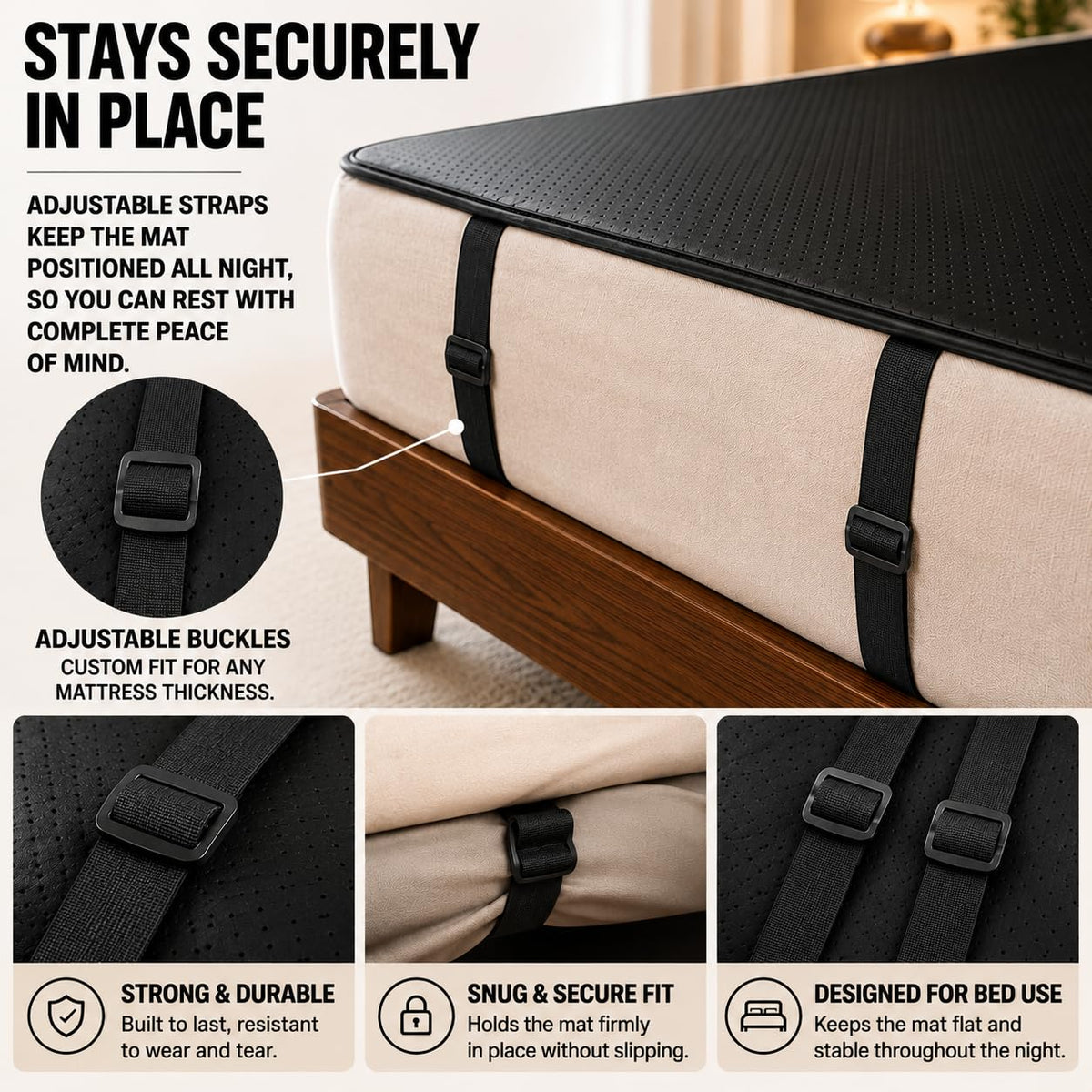 King Grounding Mat for Bed