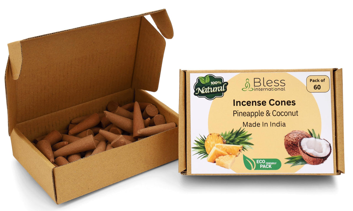 Pineapple and Coconut 100% (Pineapple and Coconut / Pack Of 60 Cones)