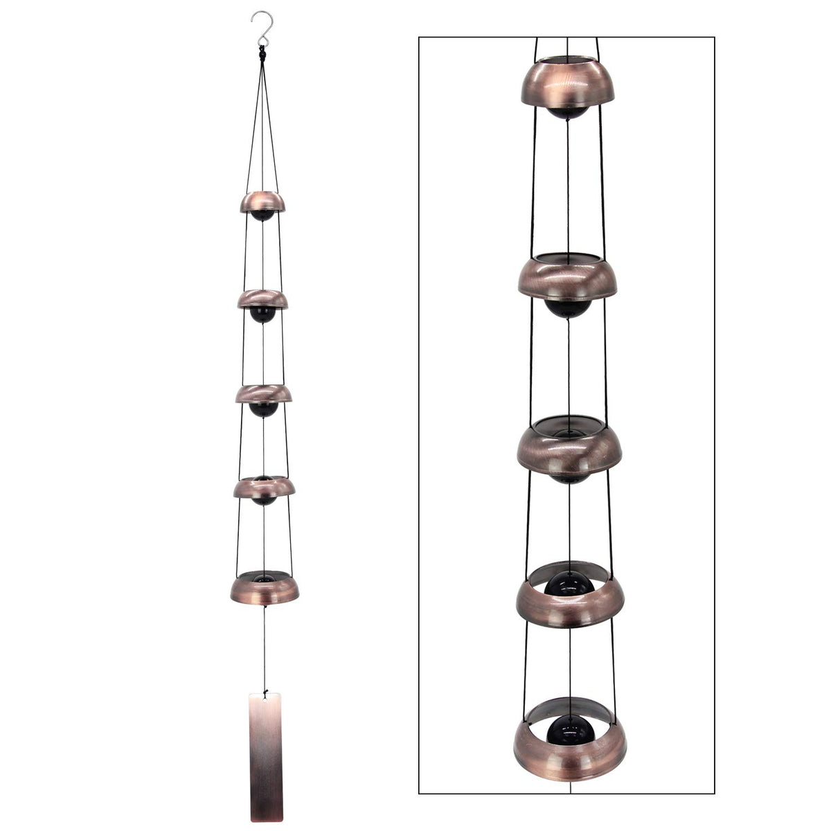Copper Wind Chimes (5 Copper Bell)