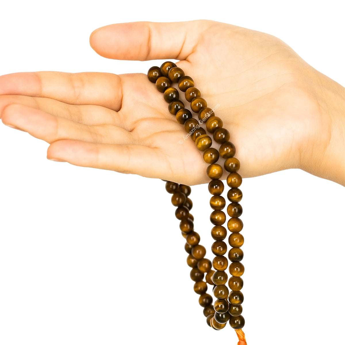 Tiger Eye Mala (Tiger Eye / Plain)