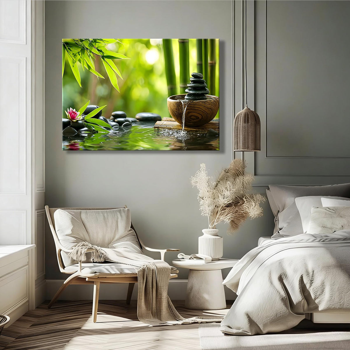 Framed Canvas Wall Art (Pictures11 / 24"L x 16"W)
